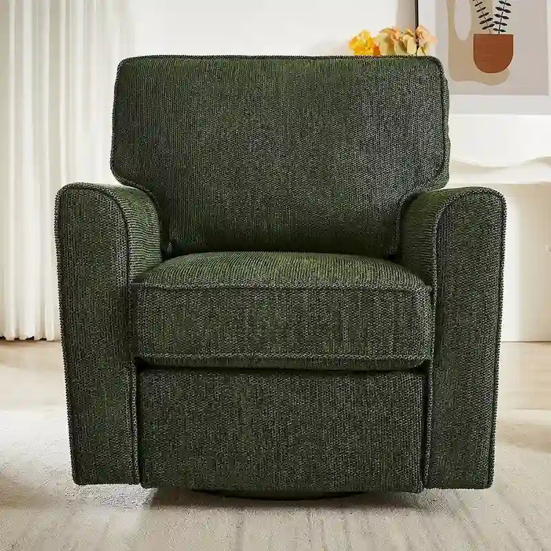 Sillón giratorio de barril con apoyabrazos 360
