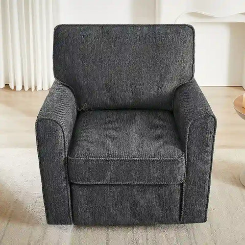Sillón giratorio de barril con apoyabrazos 360