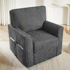 Sillón giratorio de barril con apoyabrazos 360