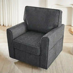 Sillón giratorio de barril con apoyabrazos 360