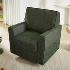 Sillón giratorio de barril con apoyabrazos 360