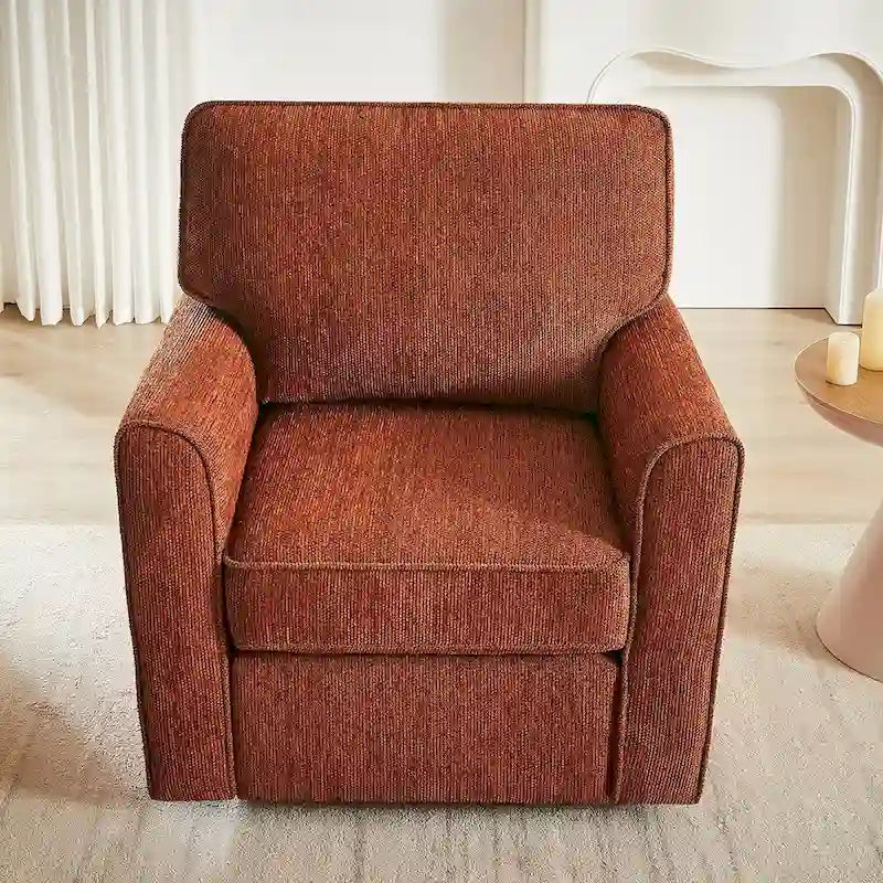 Sillón giratorio de barril con apoyabrazos 360