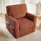Sillón giratorio de barril con apoyabrazos 360