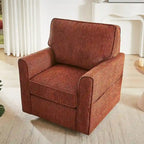 Sillón giratorio de barril con apoyabrazos 360