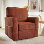 Sillón giratorio de barril con apoyabrazos 360
