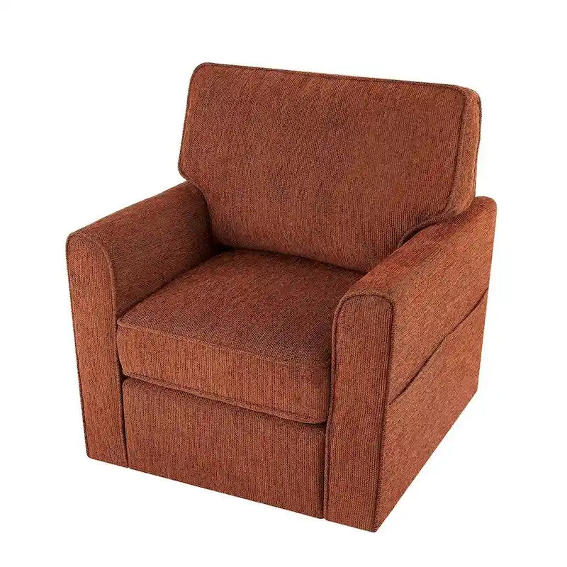 Sillón giratorio de barril con apoyabrazos 360