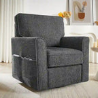 Sillón giratorio de barril con apoyabrazos 360