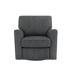Sillón giratorio de barril con apoyabrazos 360