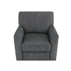 Sillón giratorio de barril con apoyabrazos 360