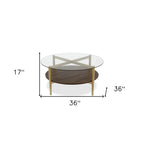 Puf redondo tejido de 20 pulgadas para interior/exterior
