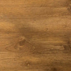 Banco de entrada de madera doble de mediados de siglo
