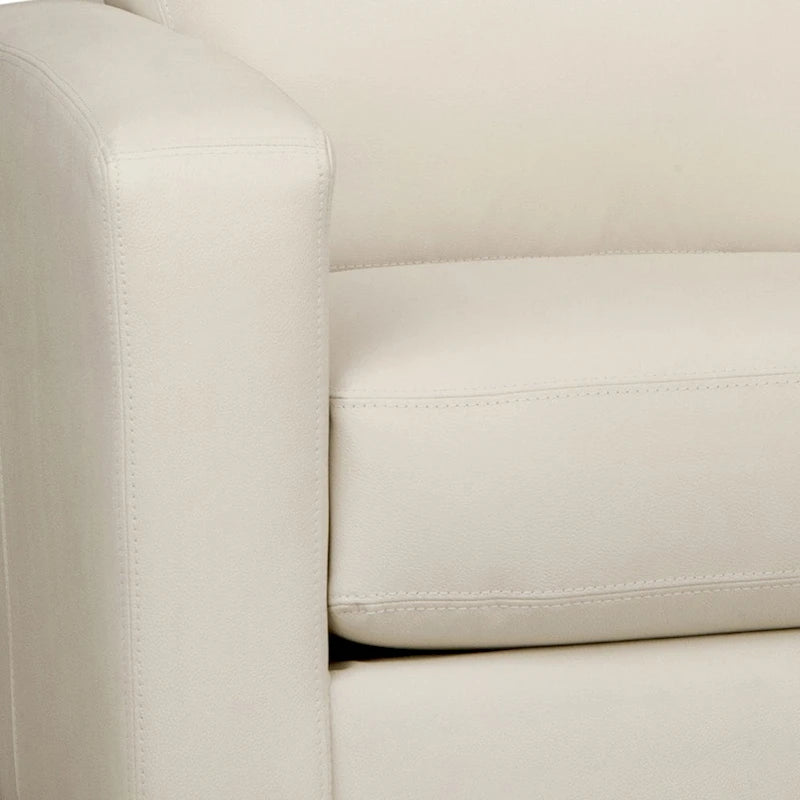 Sofá y sillón de cuero flor italiano