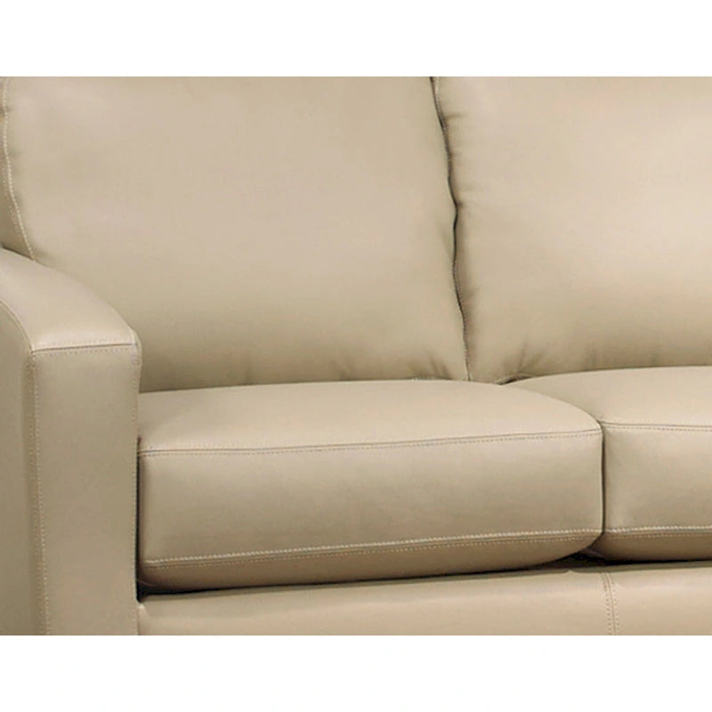 Sofá y sillón de cuero flor italiano