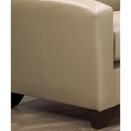 Sofá y sillón de cuero flor italiano