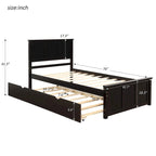 Cama plataforma doble con cama nido