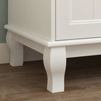 Armario Armoire Laca Blanca Madera Diseñada para Dormitorio