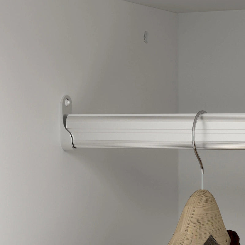 Armario Armoire Laca Blanca Madera Diseñada para Dormitorio