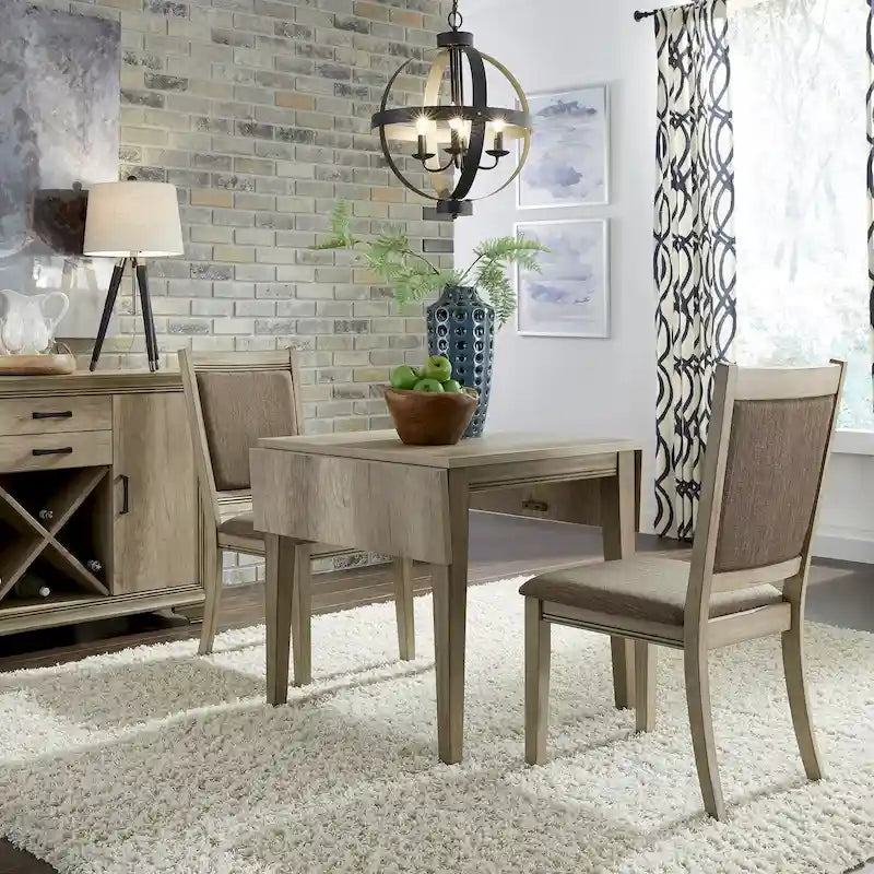 Mesa de comedor con alas abatibles Sun Valley Sandstone
