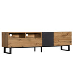 Mueble Moderno para TV de 80" con Doble Espacio de Almacenamiento