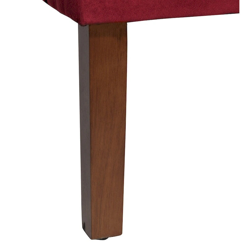 Sillón decorativo Swoop Arm de terciopelo Berry Merlot