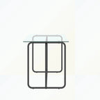 Mesa de Comedor Rectangular con Estructura Metálica