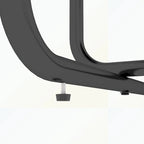 Mesa de Comedor Rectangular con Estructura Metálica