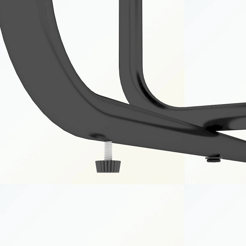Mesa de Comedor Rectangular con Estructura Metálica