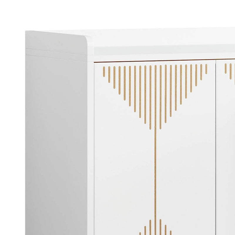 Alacena de cocina de 55 pulgadas con almacenamiento, aparador, mesa de bufé con puertas