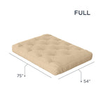 Colchón de futón de espuma viscoelástica de gel tamaño matrimonial