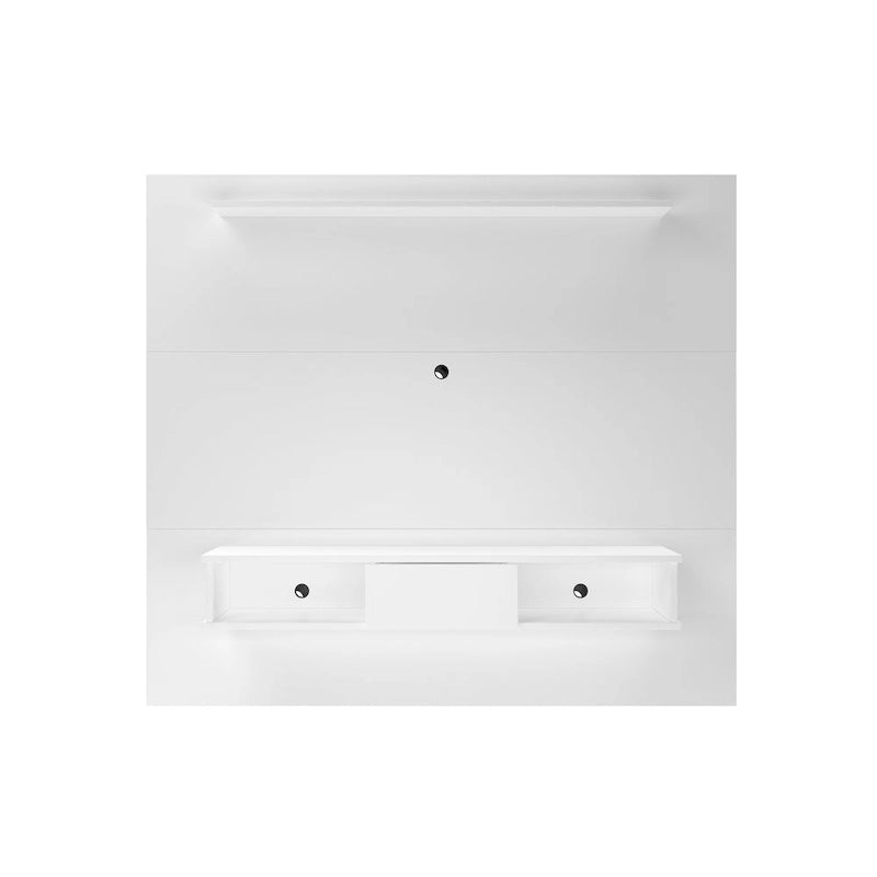 Mueble de TV de madera industrializada de 2 estantes y 70 pulgadas para televisores de pantalla plana