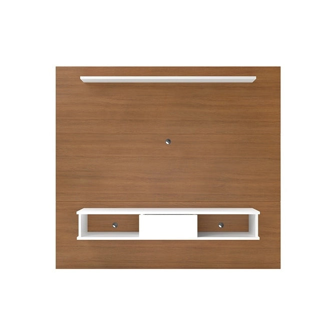 Mueble de TV de madera industrializada de 2 estantes y 70 pulgadas para televisores de pantalla plana