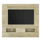 Mueble de TV de madera industrializada de 2 estantes y 70 pulgadas para televisores de pantalla plana