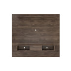 Mueble de TV de madera industrializada de 2 estantes y 70 pulgadas para televisores de pantalla plana
