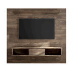 Mueble de TV de madera industrializada de 2 estantes y 70 pulgadas para televisores de pantalla plana