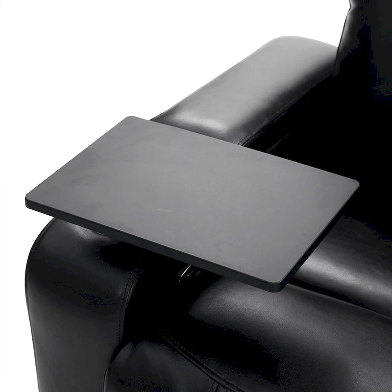 Sillón reclinable eléctrico con portavasos y mesa giratoria