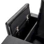 Sillón reclinable eléctrico con portavasos y mesa giratoria