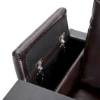Sillón reclinable eléctrico con portavasos y mesa giratoria