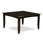 Mesa de comedor cuadrada de madera con extensión de mariposa y 8 sillas de comedor para cocina, capuchino