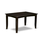 Mesa de comedor cuadrada de madera con extensión de mariposa y 8 sillas de comedor para cocina, capuchino