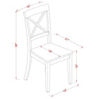 Mesa de comedor cuadrada de madera con extensión de mariposa y 8 sillas de comedor para cocina, capuchino