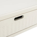 Mesa consola de 2 cajones con estante inferior abierto