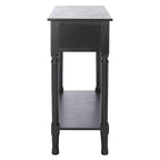 Mesa consola de 2 cajones con estante inferior abierto