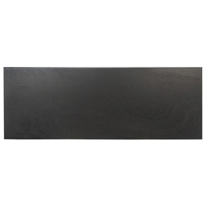 Mesa consola de 2 cajones con estante inferior abierto