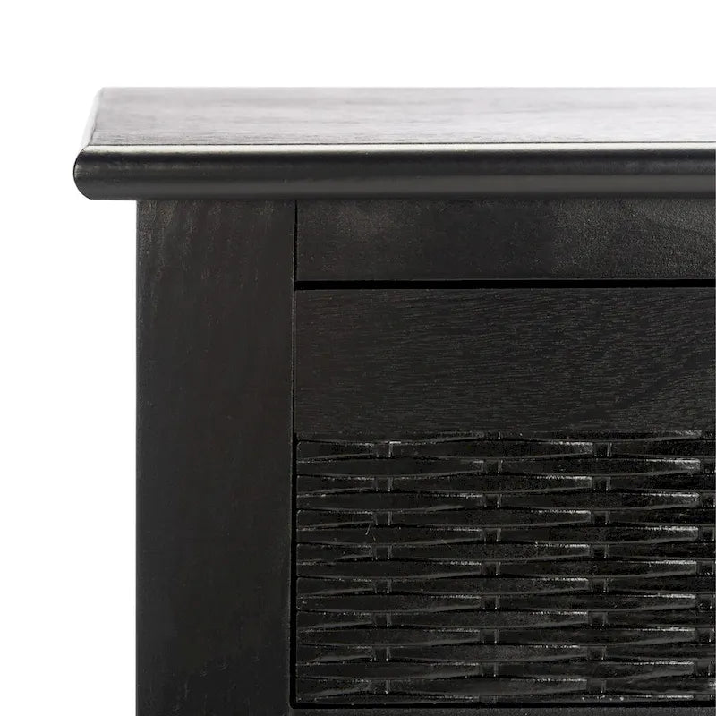 Mesa consola de 2 cajones con estante inferior abierto