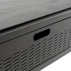 Mesa consola de 2 cajones con estante inferior abierto