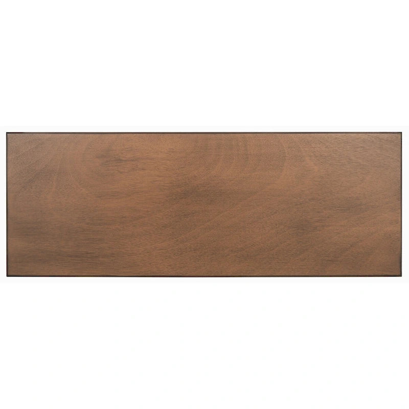 Mesa consola de 2 cajones con estante inferior abierto