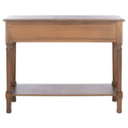 Mesa consola de 2 cajones con estante inferior abierto