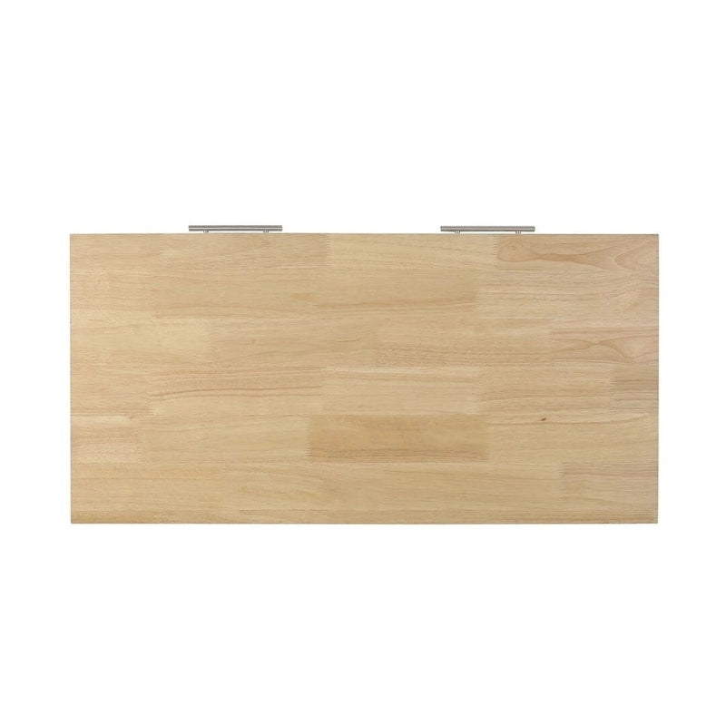 Carro de cocina moderno con 2 cajones, 2 estantes y ruedas con freno