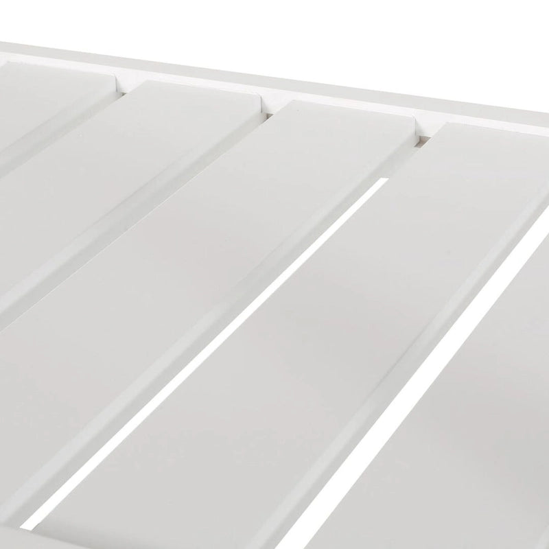 Carro de cocina moderno con 2 cajones, 2 estantes y ruedas con freno