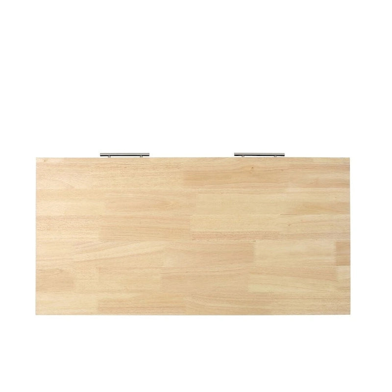 Carro de cocina moderno con 2 cajones, 2 estantes y ruedas con freno